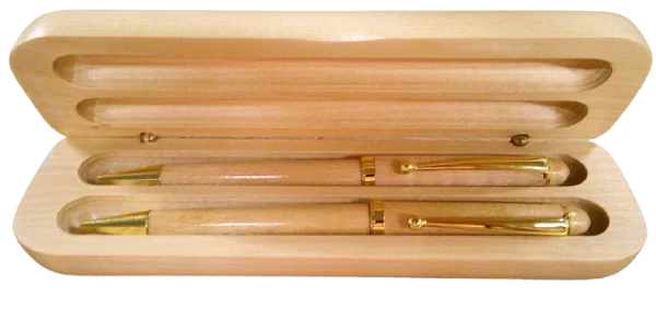 Solid Maple Double pen set - Image 2
