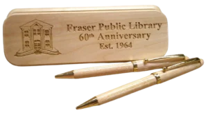 Solid Maple Pen & Pencil with Box