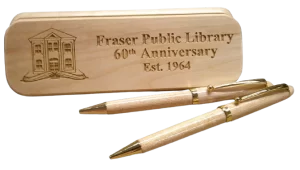 Solid Maple Pen & Pencil with Box