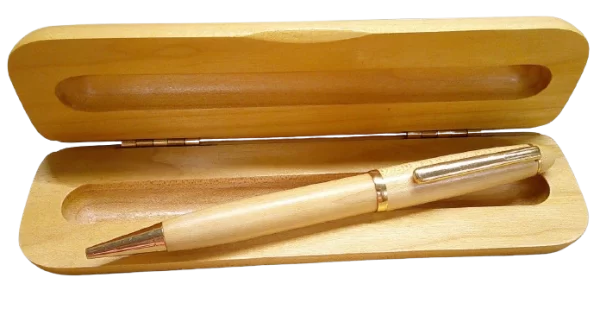 Solid Maple Pen with Box - Image 2