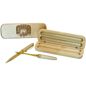 Maple Pen &  Maple Letter Opener Set with solid Maple Box
