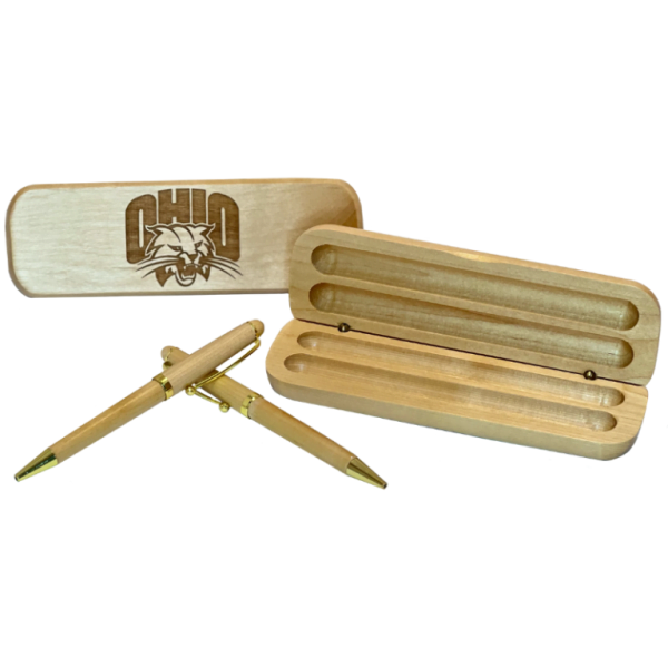Solid Maple Double pen set