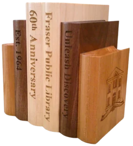 Mixed Wood Bookend