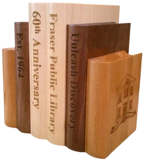 Mixed Wood Bookend