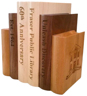 Mixed Wood Bookend