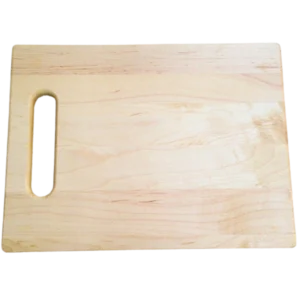 Maple board with cut out handle